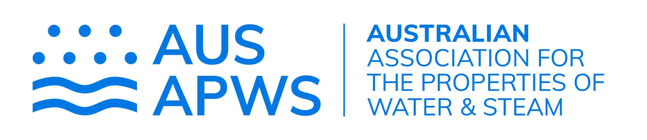 AUSAPWS Logo - blue on white with the name of the association written out in full.